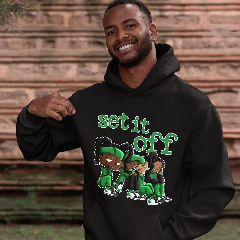 Set It Off Unisex Sneaker Shirt, Lucky Green 1s Tee, Jordan 1 Lucky Green T-Shirt, Hoodie, Sweatshirt, Tanktop