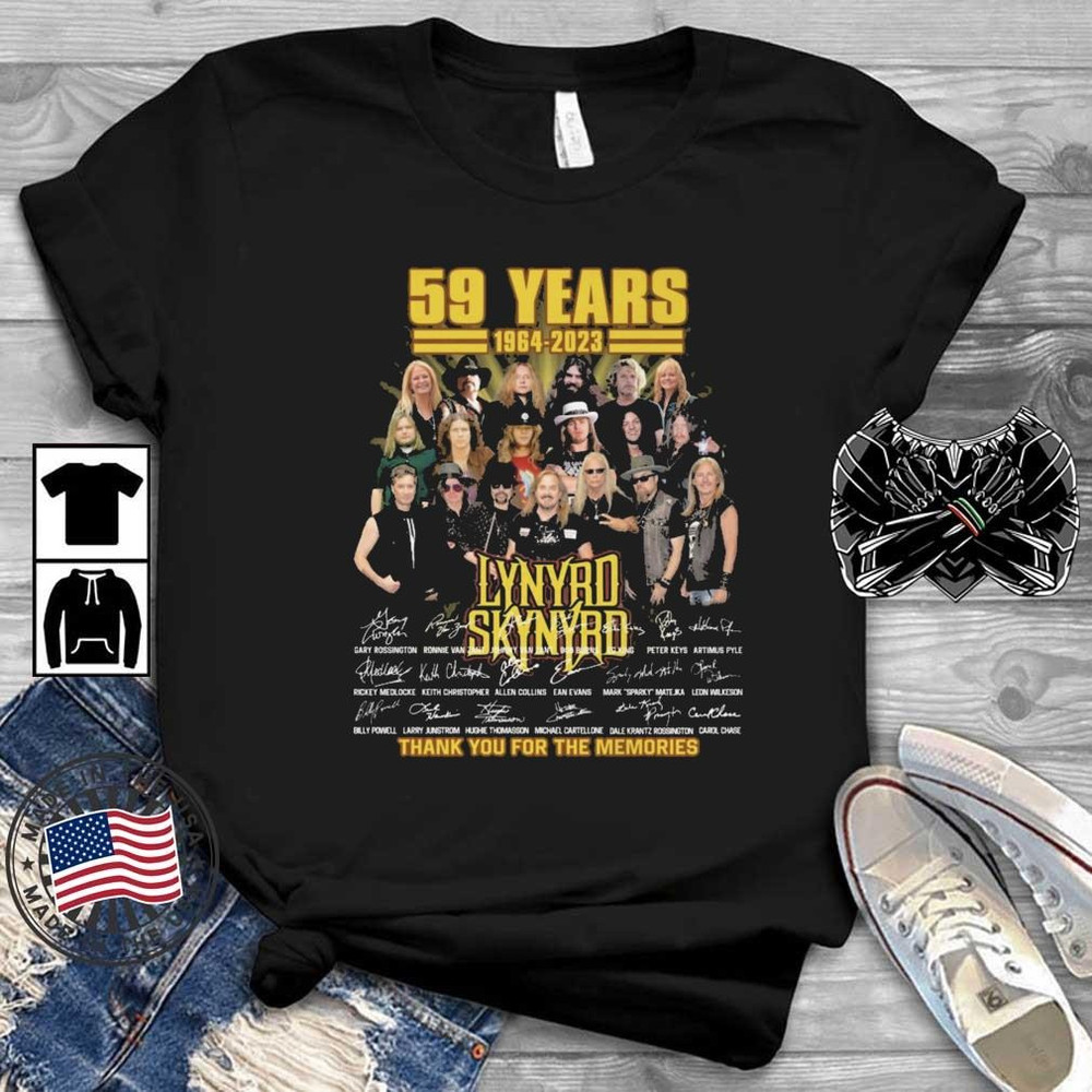 Lynyrd Skynyrd Shirt, 59 years 1964 2023 Lynyrd Skynyrd Shirt, ZZ Top Tour 2023 Shirt, ZZ Top World Tour 2023 Shirt