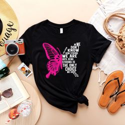butterfly womens shirt, strong woman shirt, breast cancer awareness month tee, cancer warrior t-shirt, cancer survivor g