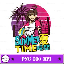 summert- day design png, beach volleyball greeting card - volleyball gift card