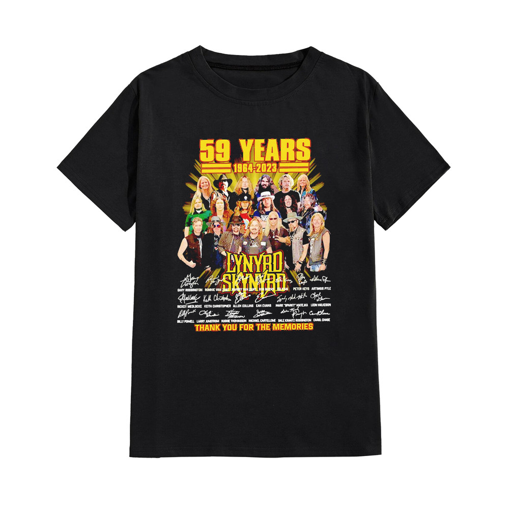 Lynyrd Skynyrd Shirt, 59 years 1964 2023 Lynyrd Skynyrd Shirt, ZZ Top Tour 2023 Shirt, ZZ Top World Tour 2023 Shirt