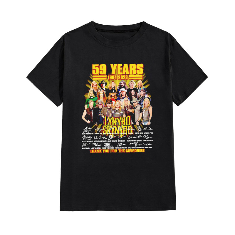 Lynyrd Skynyrd Shirt, 59 years 1964 2023 Lynyrd Skynyrd Shirt, ZZ Top Tour 2023 Shirt, ZZ Top World Tour 2023 Shirt