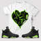Heart Unisex Sneaker Shirt, Electric Green 6 Tee, Jordan 6 Electric Green T-Shirt, Hoodie, Sweatshirt, Tanktop,