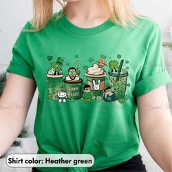 bad bunny patrick's day coffee latte shirt bad bunny shamrock tshirt bad bunny coffee tee benito patrick's day shirt pat