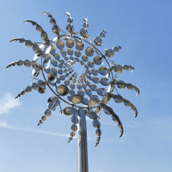 Whimsically Charming & Enchanting Magic Metal Windmill To Effortlessly Elevate Outdoor Decor