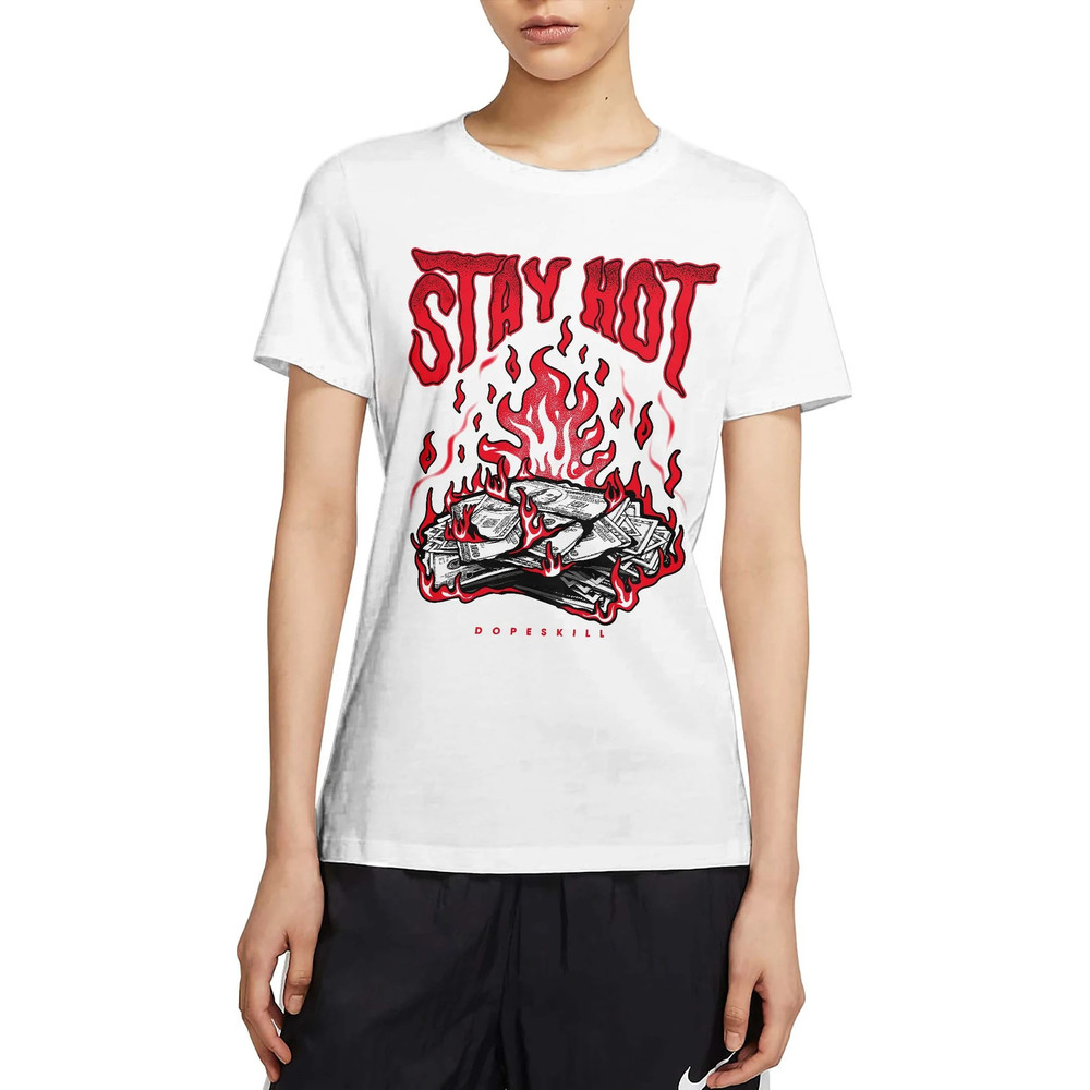 Stay Hot Unisex Sneaker Shirt, Red Thunder 4 Tee, Jordan 4 Red Thunder T-Shirt, Hoodie, Sweatshirt, Tanktop, Longsleeves