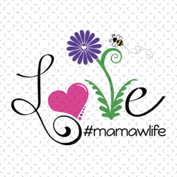 love mamawife svg, mamawife svg, mothers day svg for silhouette, files for cricut, svg, dxf, eps, png instant download