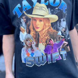 swiftie eras homage t-shirt taylor concert merch retro bootleg rap tee