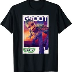 marvel guardians of the galaxy volume 3 groot poster t-shirt