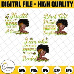 black girl magic bundle i sprinkle that on everything juneteenth png, afro nurse, black nurse magic png, proud of africa