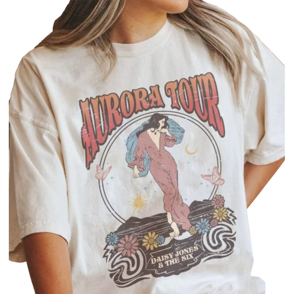 Daisy Jones And The Six Aurora Tour 2023 Shirt, Aurora Shirt, Daisy Jones And The Six Tour Shirt, Music Tour 2023 Shirts