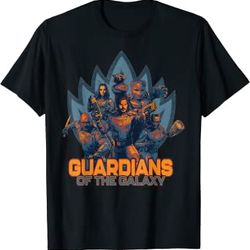 Marvel Guardians of the Galaxy Volume 3 Team with Crest T-Shirt