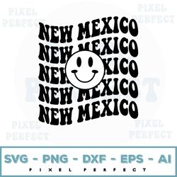new mexico smiley svg, smiley svg, smiley face png, retro smiley svg, have a good day smiley, cricut cut file, sublimati