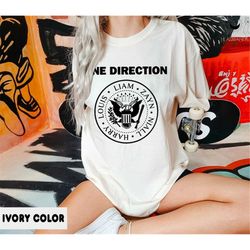 vintage one direction member t-shirt, one direction shirt, one direction merch, 1d gift, gift for fan 1d