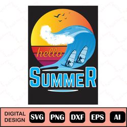 Summer Svg, Summer Cut Files, Commercial Svg, Kids Svg, Summer Quotes Svg, Beach Shirt Svg , Digital File, Dxf , Eps, Pn