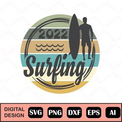 surfing summer svg, clipart, instant digital download, svg, eps, png, pdf, ai, dxf, jpg, cut files for cricut