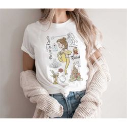 comfort colors beauty and the beast sweatshirt, disney t-shirt, walt disney world, walt disney, , belle, beauty and the