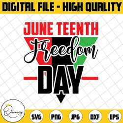 juneteenth svg, freedom day juneteenth svg, clipart for cricut/silhouette, black history svg, since 1865 svg | vector cu