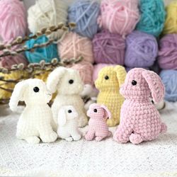 Crochet Pattern bunny / Crochet PATTERN plush toy / Amigurumi stuff toys tutorial / Amigurumi pattern rabbit