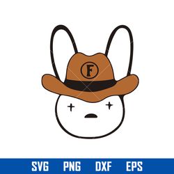 bad bunny grupo frontera svg, bad bunny cowboy svg, grupo frontera svg, png dxf eps file