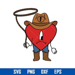 bad bunny grupo frontera cowboy svg, grupo frontera svg, bad bunny svg, png dxf eps file