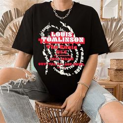 vintage louis tomlinson tour t-shirt, louis tomlinson merch, one direction shirt, one direction gift, shirt for fan loui