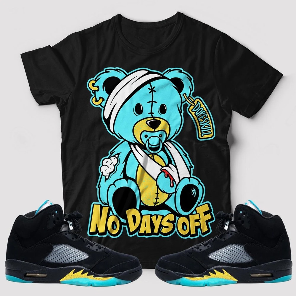 Hurt Bear Unisex Sneaker Shirt, Retro Aqua 5s Tee, Aqua 5s Dope Skill T-Shirt, Hoodie, Tanktop, Long Sleeves