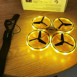 four-axis smart gesture controlled drone