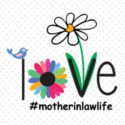love mother in law life, svg files for silhouette, files for cricut, svg, dxf, eps, png instant download