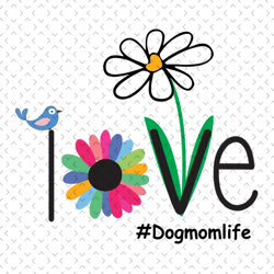 dog mom life, svg files for silhouette, files for cricut, svg, dxf, eps, png instant download