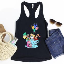 alice tank, disney character tank, disney princess tank, alice in wonderland tank, disney vacation tank, were all mad he