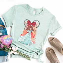 ariel shirt, ariel shirt women, the little mermaid shirt, disney princess minnie ears shirt, disney birthday girl shirt,