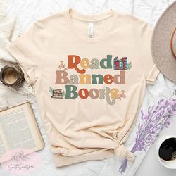banned books shirt, read banned books shirt, banned books tee, book lover shirt, bookish shirt
