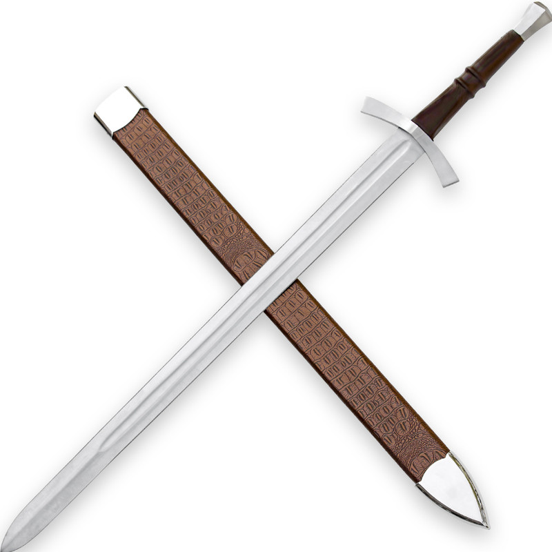 Ringing Metal 1095 High Carbon Steel Medieval Sword Replica.png