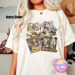 custom animal kingdom shirt, mickey and friends animal kingdom tee, disney comfort colors shirt, leopard mickey shirt, m