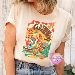 daisy and donald duck shirt, mickey and friends shirt, disney balloon shirt, disney couple shirt, disney vacation shirt,