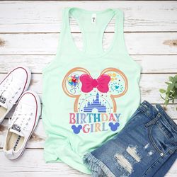disney birthday tank, mickey and minnie birthday tank , disney birthday girl, disney birthday squad tank, birthday crew