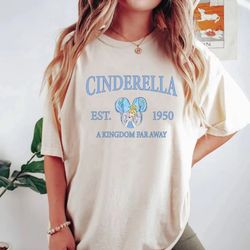 disney comfort colors shirt, cinderella shirt, cinderella est 1950, princess shirt, cinderella mickey ear shirt, disneyw