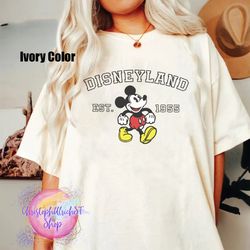 disney comfort colors shirt, vintage mickey disneyland est 1955 shirt, mickey mouse 1955 shirt, disneyland 1955 shirt, d