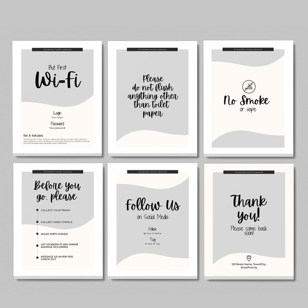 Airbnb Welcome book template, Guest book, airbnb template, welcome guide, home manual rental templates wifi password (6).jpg