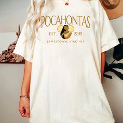 disney princess shirt, pocahontas princess shirt, disney character shirt, disney vacation shirt, comfort colors shirt, d