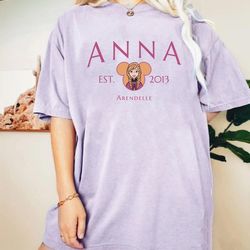 disney princess shirt, princess anna shirt, disney frozen shirt, mickey ears shirt, disney vacation shirt, comfort color
