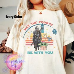 disney star wars shirt, mandalorian shirt, star wars comfort colors shirt, baby yoda shirt, grogu shirt, disney matching