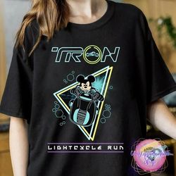 disney tron lightcylce run ride shirt, tron mickey shirt, tron lightcycle shirt, disney family shirt, mickey mouse tron