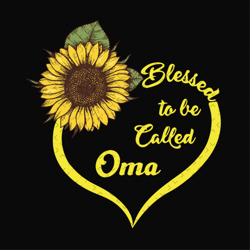 blessed to be called oma, svg files for silhouette, files for cricut, svg, dxf, eps, png instant download