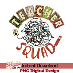 teacher squad sublimation