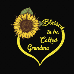 blessed to be called grandma, svg files for silhouette, files for cricut, svg, dxf, eps, png instant download