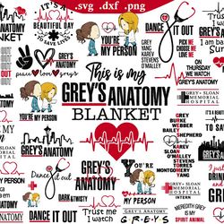 greys anatomy svg, grey sloan memorial hospital svg, greys anatomy quotes svg png dxf