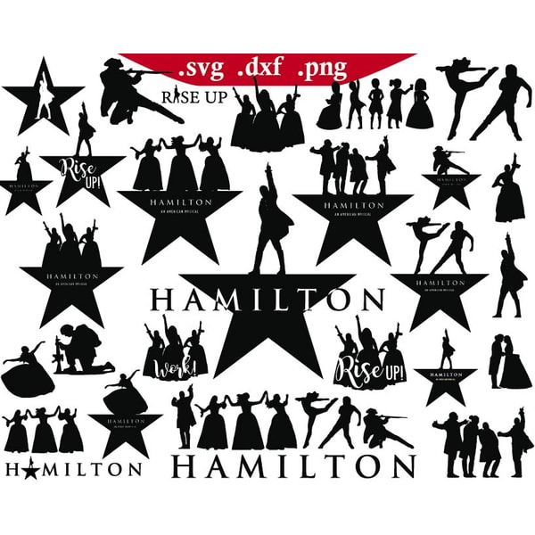 Hamilton Rise Up svg, hamilton star svg, Hamilton star cast - Inspire ...