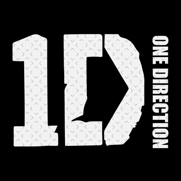 One Direction Vector Image One Direction Logo Stencil Louis Tomlinson 1 Layer Stencil One